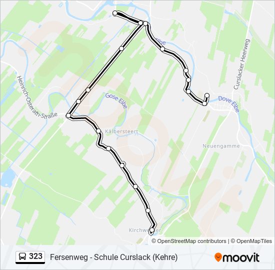 323 Route Schedules Stops Maps Schule Kirchwerder Updated