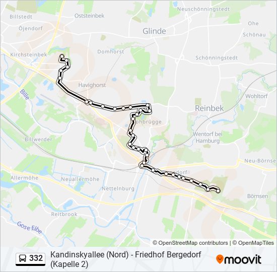 Route Fahrpl Ne Haltestellen Karten Kandinskyallee Nord