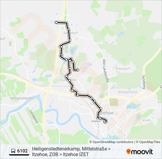 Route Schedules Stops Maps Itzehoe Izet Updated