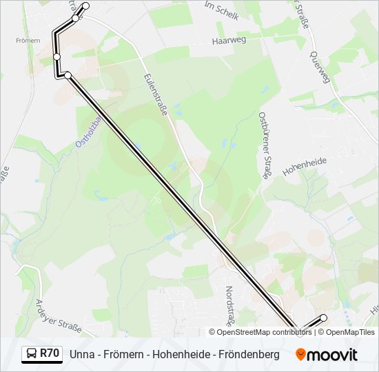 r70 Route Fahrpläne Haltestellen Karten Overbergstraße Aktualisiert