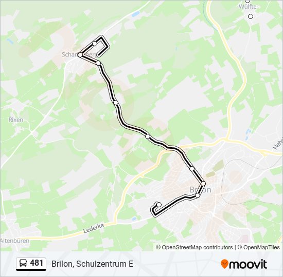 Route Schedules Stops Maps Brilon Schulzentrum E Updated