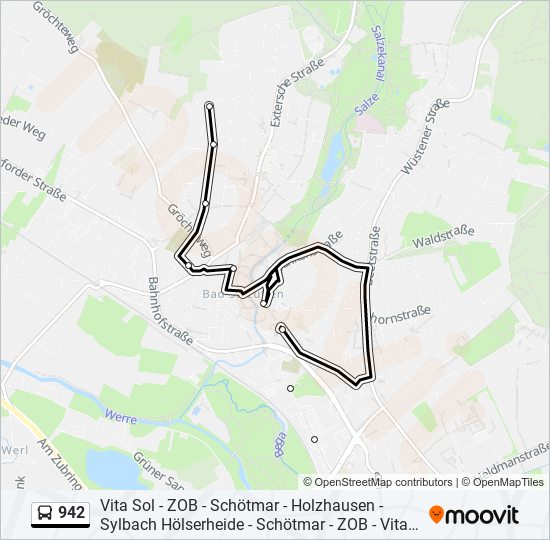 942 Route Schedules Stops Maps Bad Salzuflen Haus Bergfried