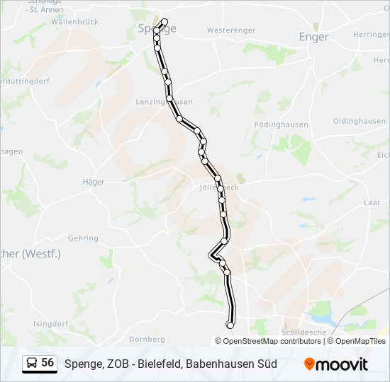 Route Schedules Stops Maps Bielefeld Babenhausen S D Updated