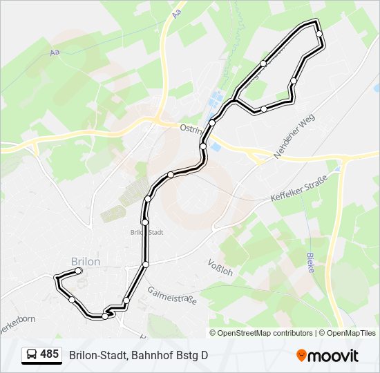 Route Schedules Stops Maps Brilon Stadt Bahnhof Bstg D Updated