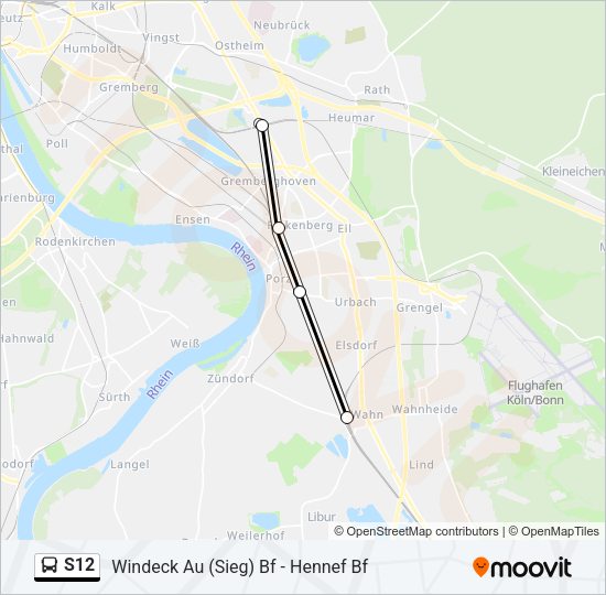 S Route Schedules Stops Maps Frankfurter Str Updated