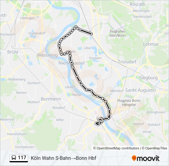 Route Fahrpl Ne Haltestellen Karten K Ln Wahn S Bahnbonn