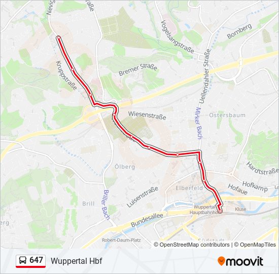 Route Schedules Stops Maps Wuppertal Hbf Updated