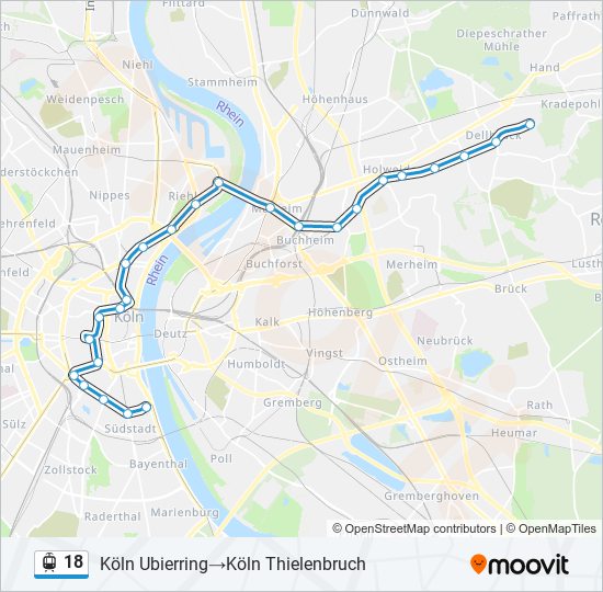 Route Fahrpl Ne Haltestellen Karten K Ln Ubierringk Ln