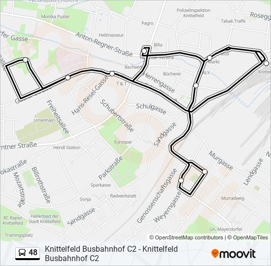 48 Route Schedules Stops Maps Berufsschule Bhf Dr Pölz G