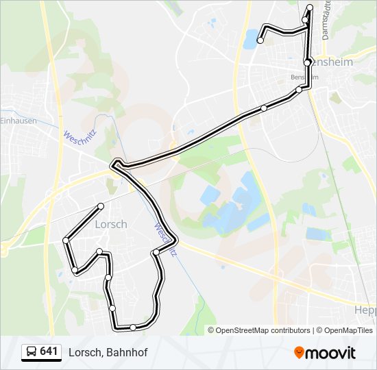 Route Schedules Stops Maps Lorsch Bahnhof Updated