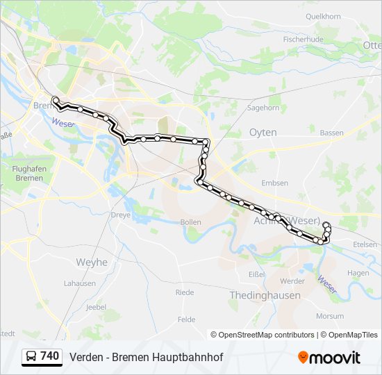 Route Schedules Stops Maps Baden Achim Bahnhof Updated