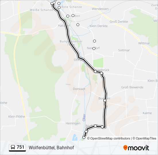 Route Fahrpl Ne Haltestellen Karten Wolfenb Ttel Bahnhof