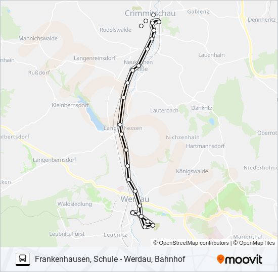 Route Schedules Stops Maps Werdau Johannisplatz Updated