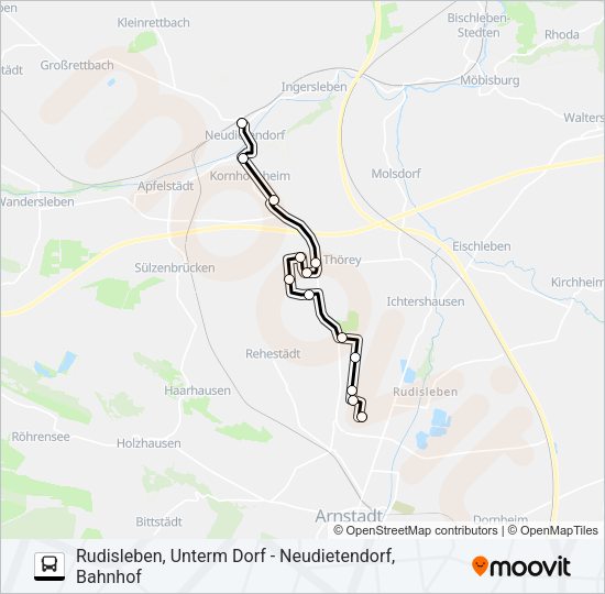 Route Schedules Stops Maps Arnstadt Erfurter Kreuz Updated