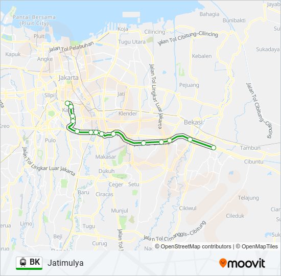 Rute Bk Jadwal Pemberhentian Peta Jatimulya Diperbarui