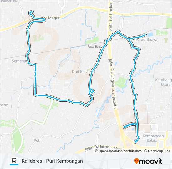 Rute Jak Jadwal Pemberhentian Peta Kalideres Diperbarui