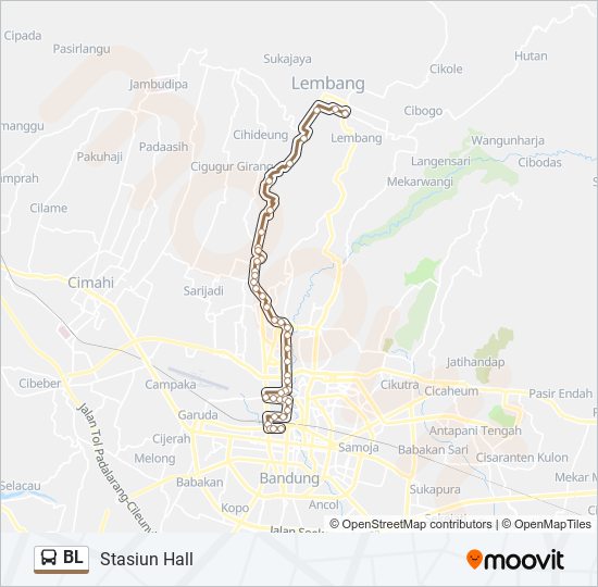 Bl Route Schedules Stops Maps Stasiun Hall Updated