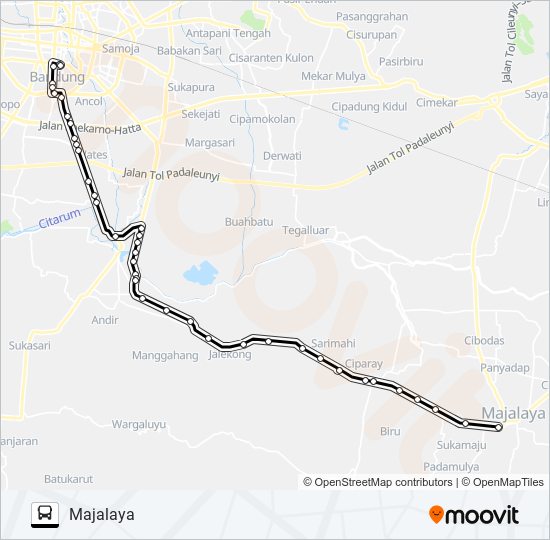 Rute Majalayakalapa Jadwal Pemberhentian Peta Majalaya Diperbarui