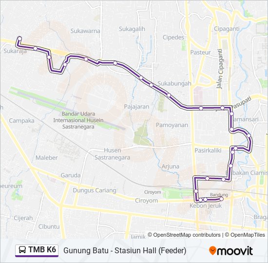 Tmb K Route Schedules Stops Maps Stasiun Hall Updated