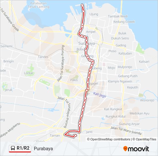 Rute R R Jadwal Pemberhentian Peta Purabaya Diperbarui