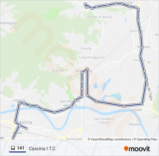 Linea Orari Fermate E Mappe Cascina I T C Aggiornato