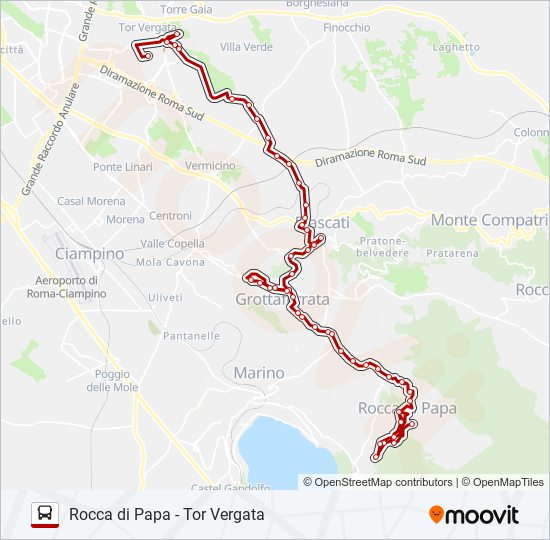 Linea Schiaffini Orari Fermate E Mappe Tor Vergata Aggiornato