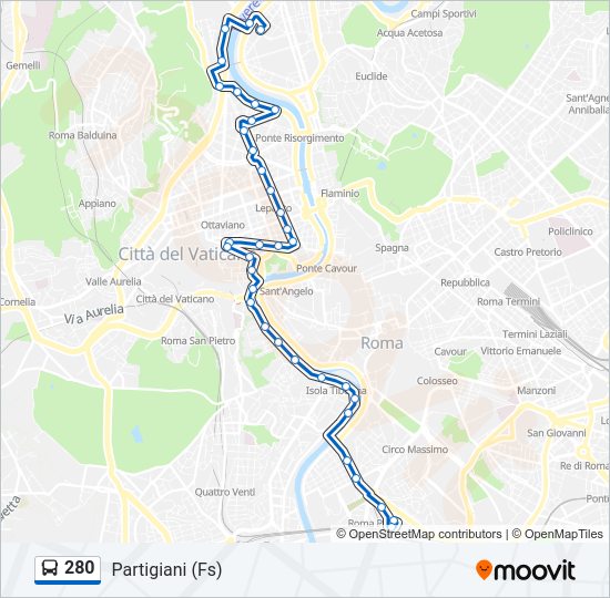 Linea Orari Fermate E Mappe Partigiani Fs Aggiornato