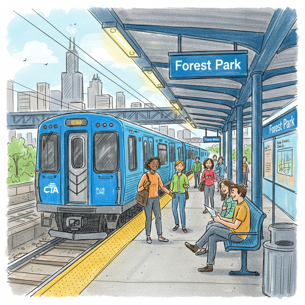 Chicago CTA Working to Restore Forest Park Access