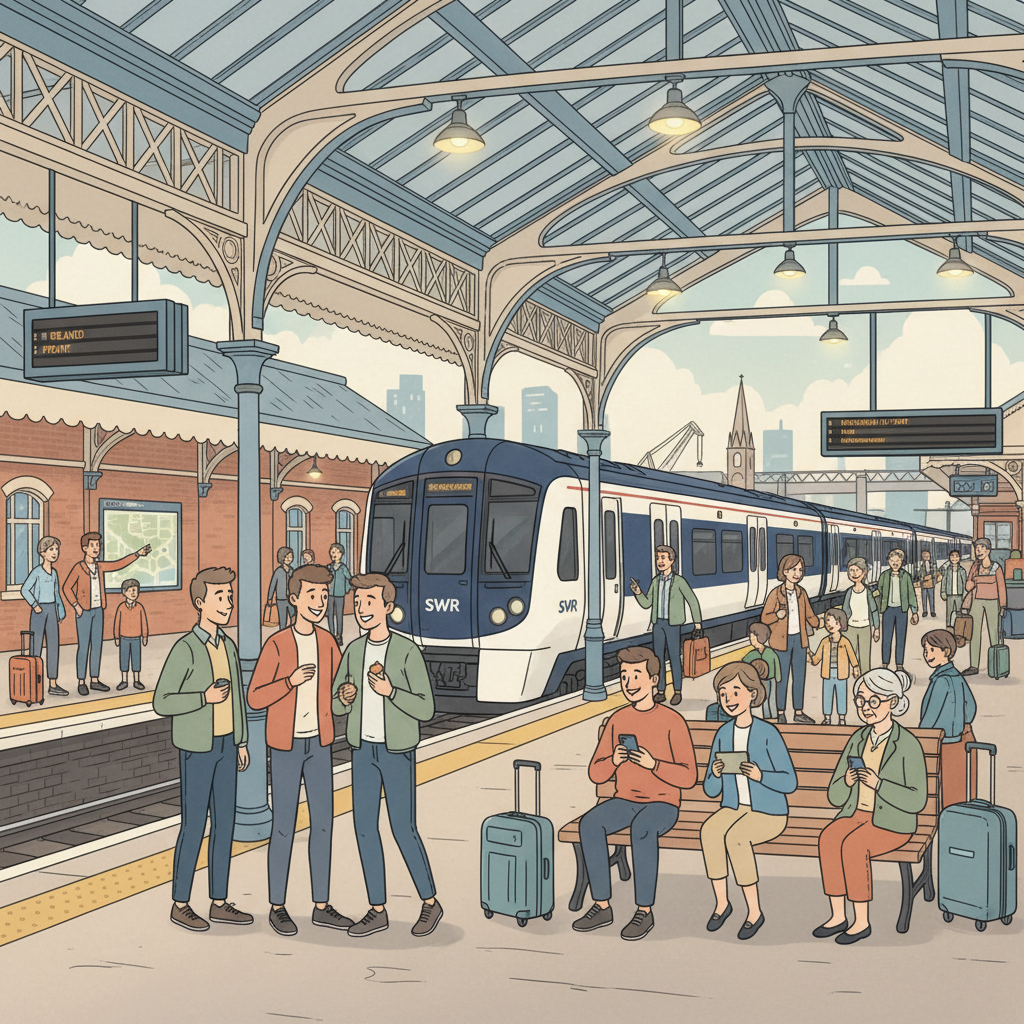 London and South East Rail Adapts to Service Halt