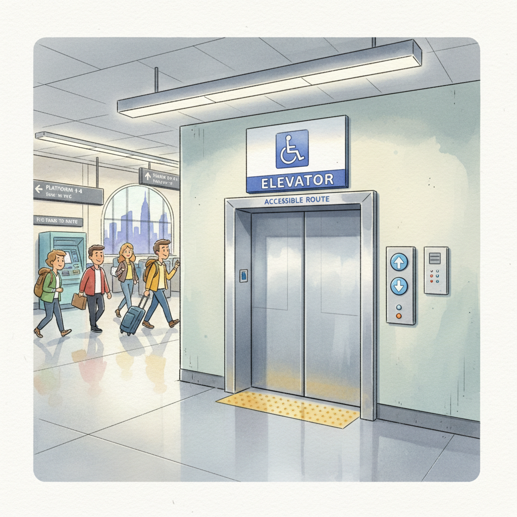 Hoboken Station Adapts Access During Elevator Repair