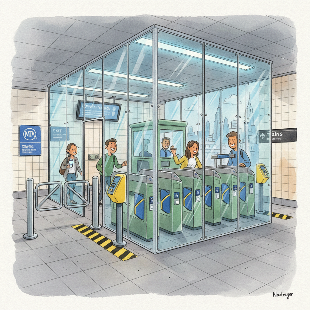 NYC Subway Cuts Fare Evasion in Half With New Barriers