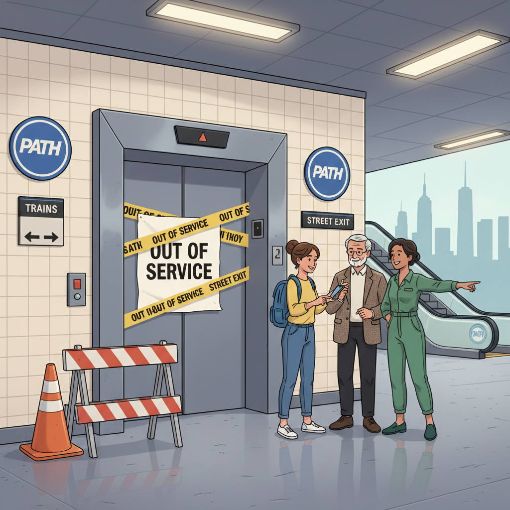 NYC PATH Station Elevators Down, Agency Seeks Fix