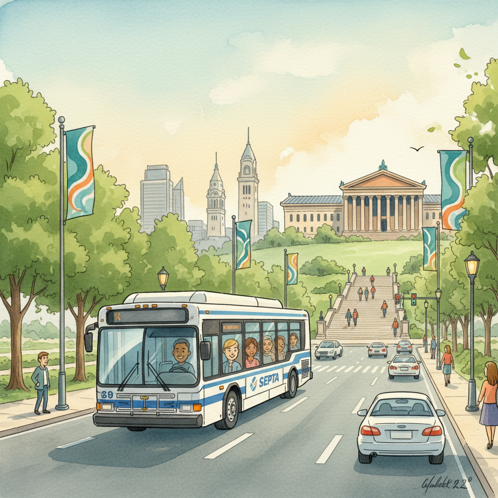 Philadelphia Buses Reroute for Labor Day Race