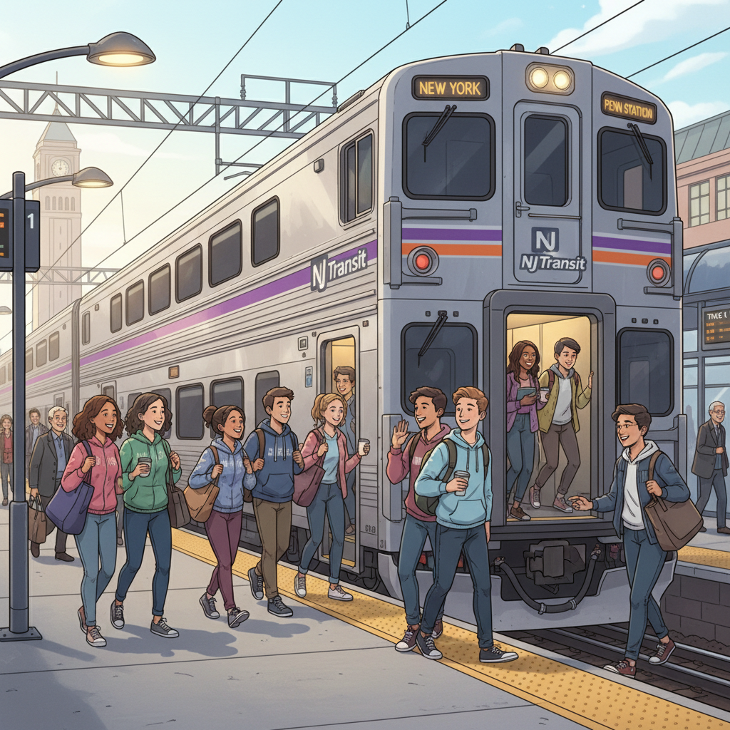 NJ Transit Cuts Fares for NYC Students