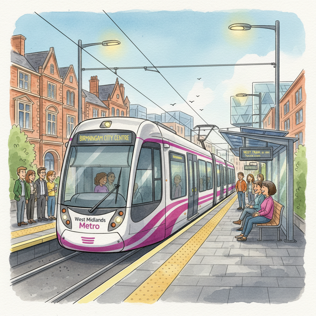 West Midlands Trams Adapt to Route Delays