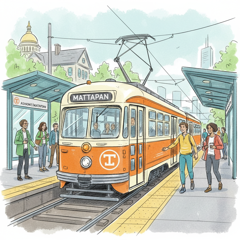 Boston Mattapan Line Bounces Back After Brief Delay