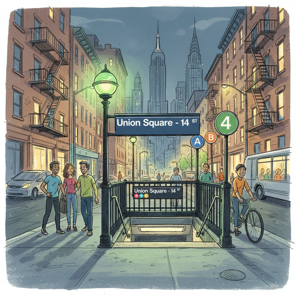 NYC 14 St Station Adapts for Overnight Track Work