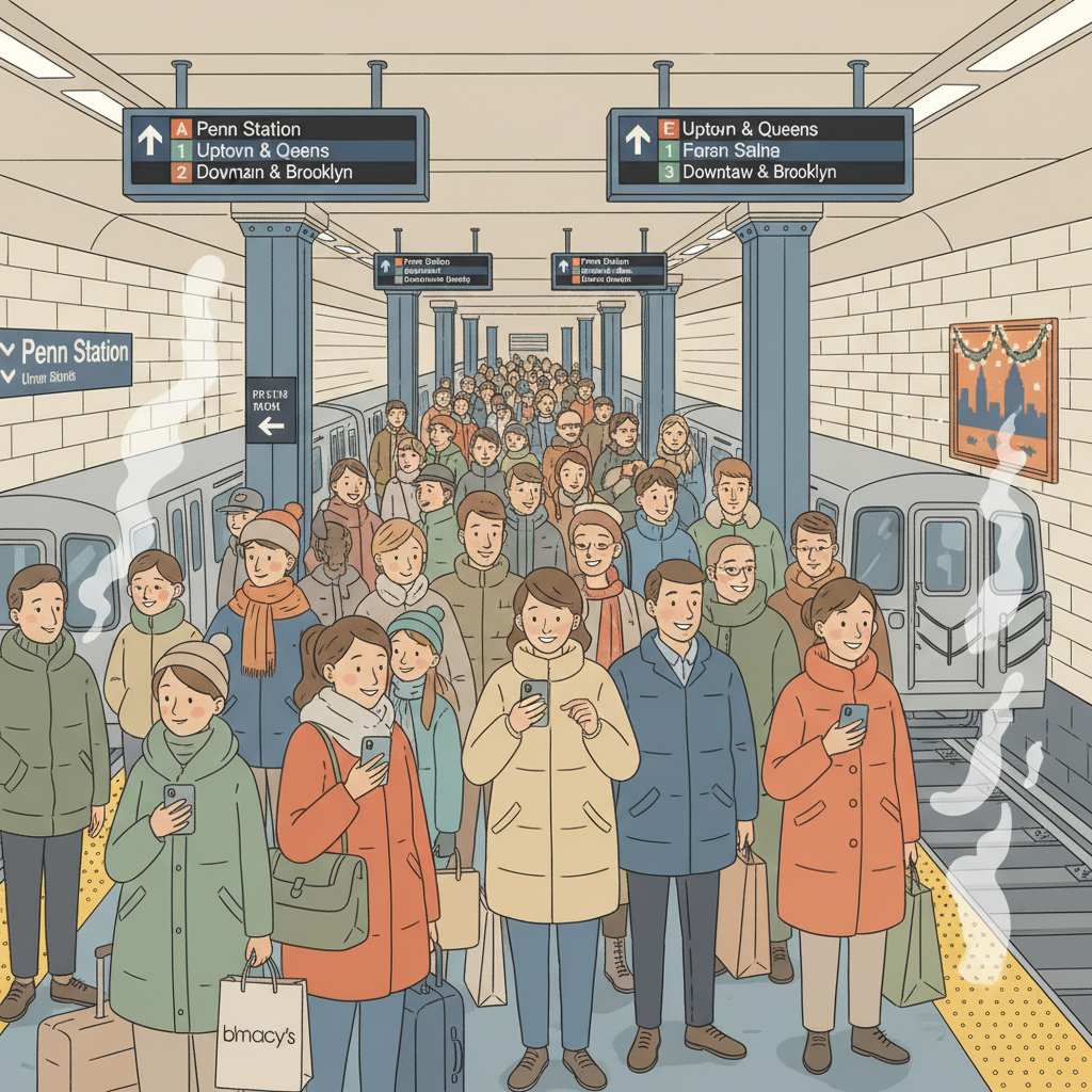 NYC-NJ Transit Gears Up for Record Holiday Rush