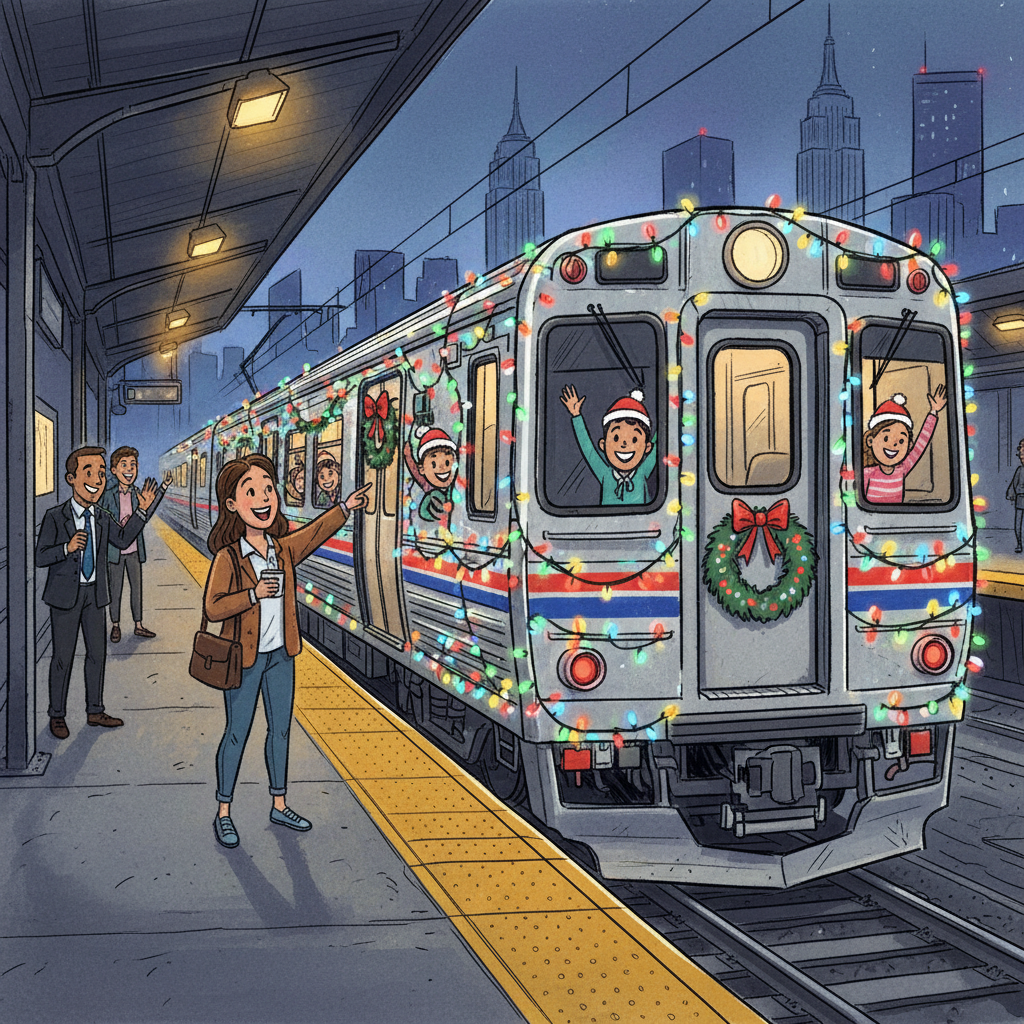 NYC Metro-North Brings Holiday Cheer to Commuters