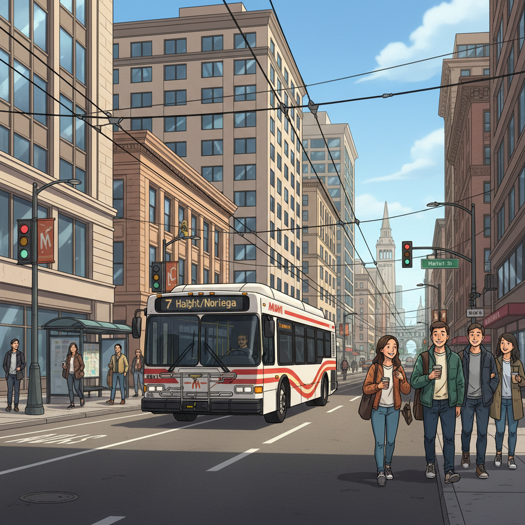 SF Market Street Buses Back on Track After Protest