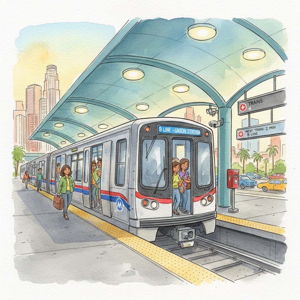 LA Metro Moves Fans to Dodgers Victory Parade