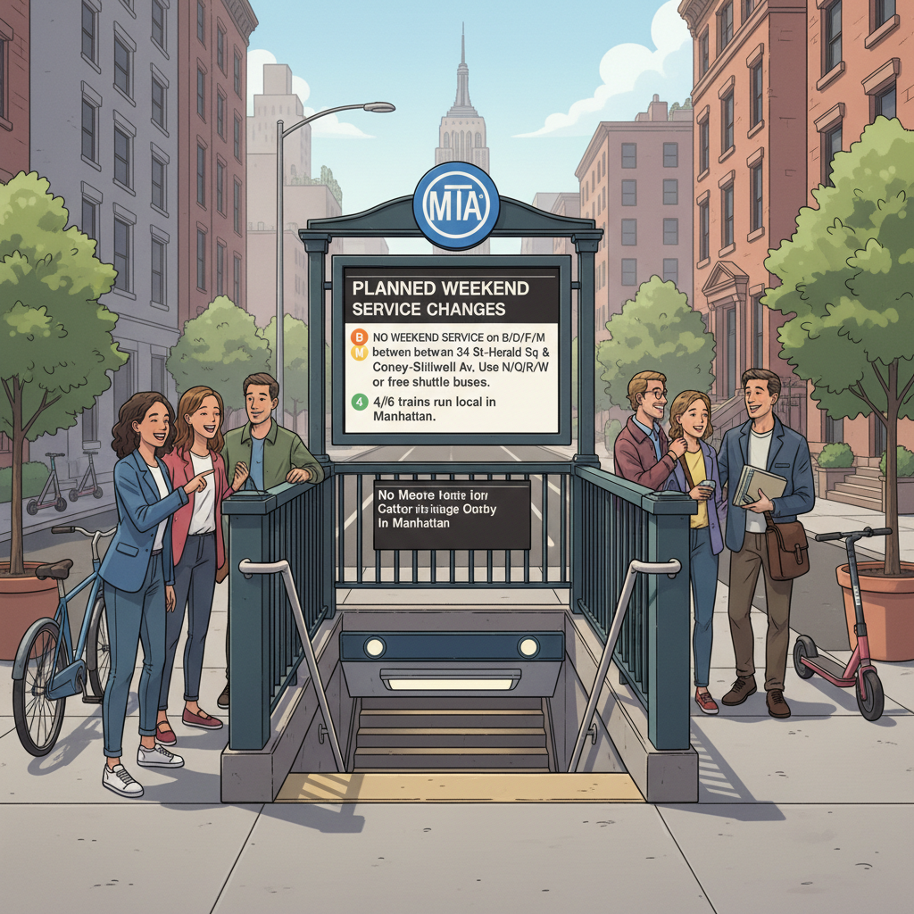 NYC Subway Upgrades 15 Lines This Weekend