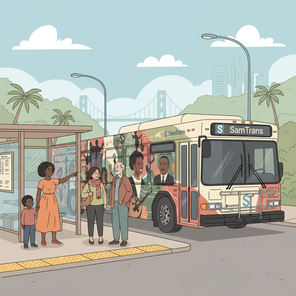 SF Bay Area Bus Celebrates Black History in Motion