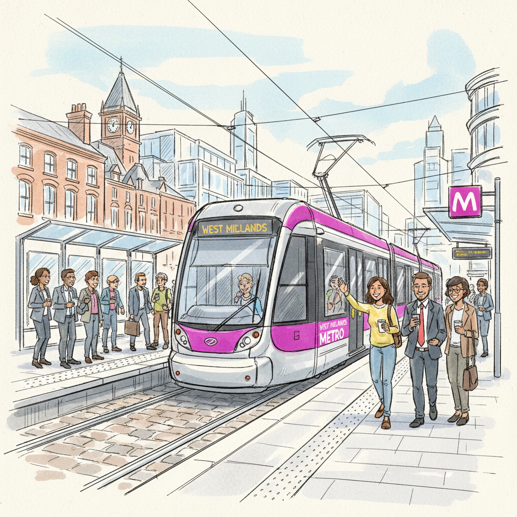 West Midlands Metro Adapts Morning Service