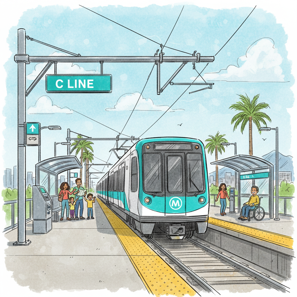 LA C Line Repairs Bring Delays — And Safer Rides Ahead