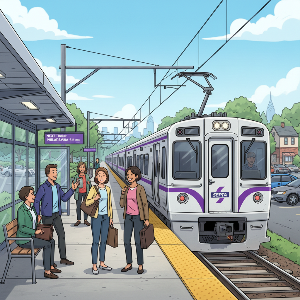 Philadelphia SEPTA Adapts to Minor Warminster Delay