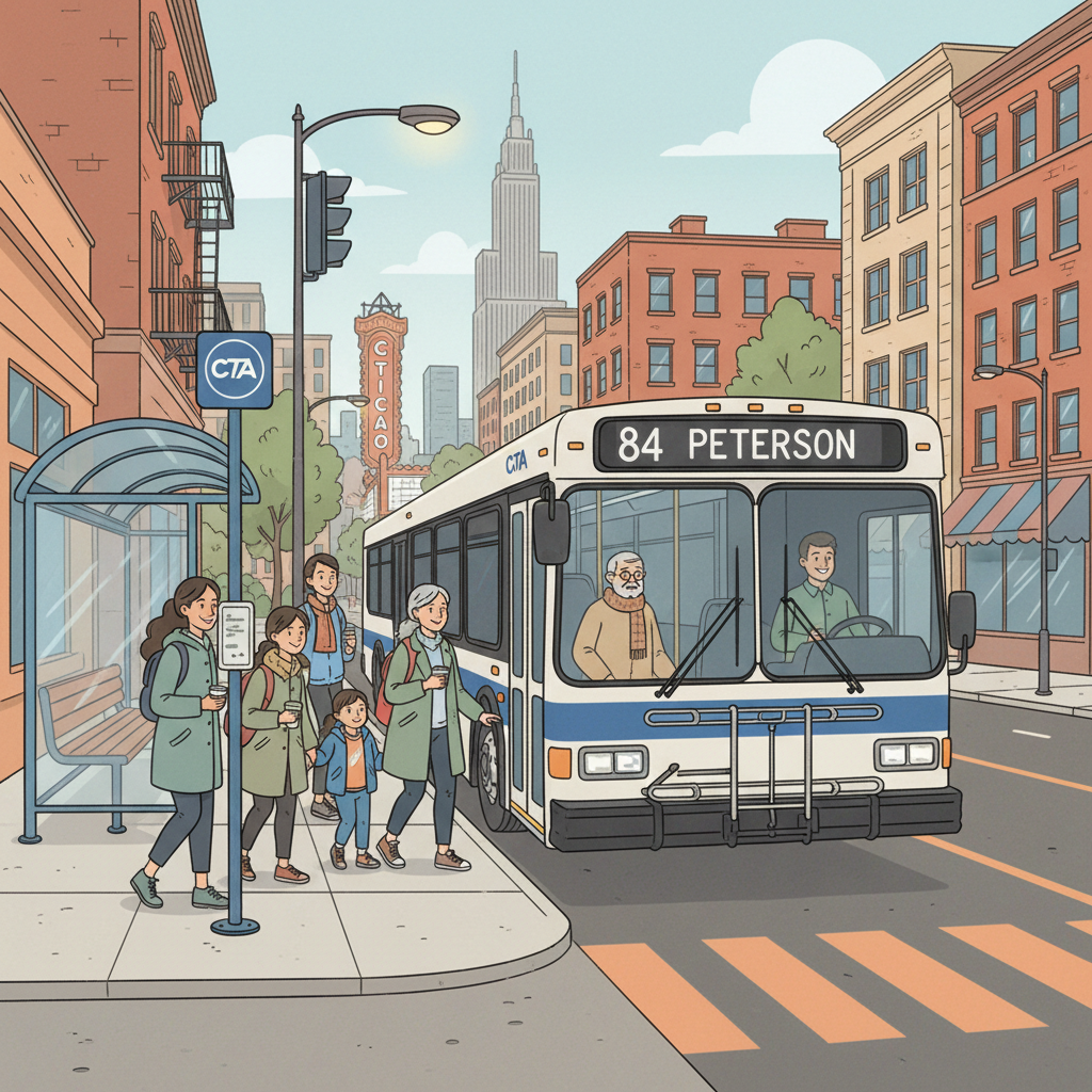 Chicago CTA Route 84 Adapts to Serve Riders