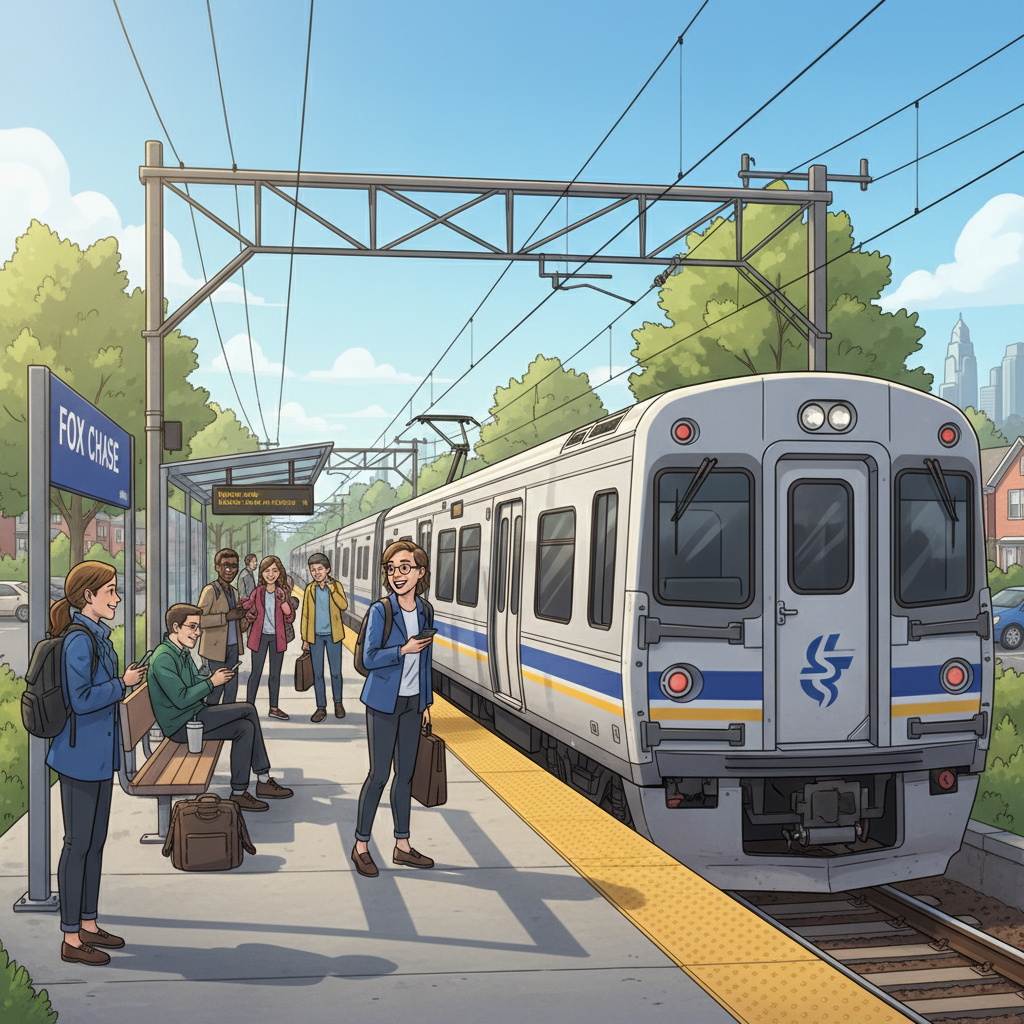 Philadelphia's Fox Chase Line Upgrades for Smoother Rides