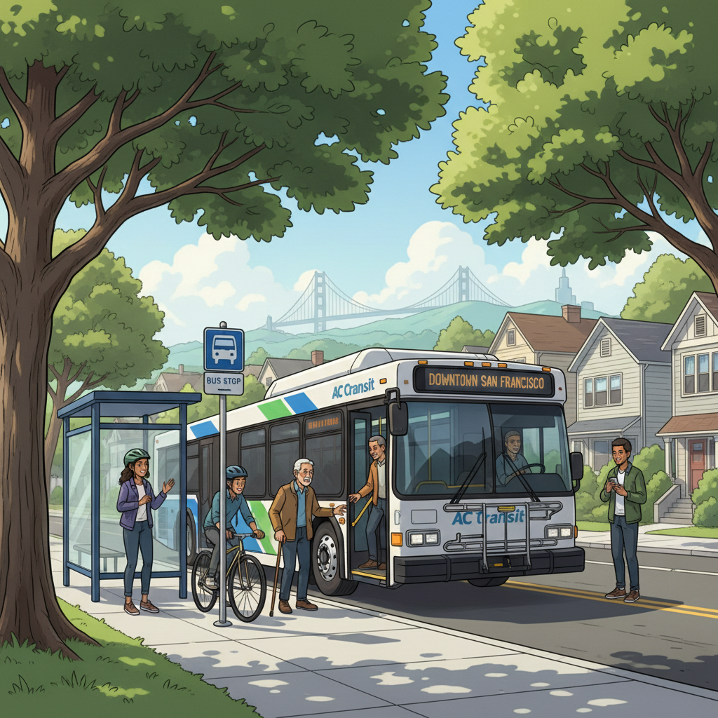 SF Bay Area Bus Stop Closure Prompts Route Alternatives