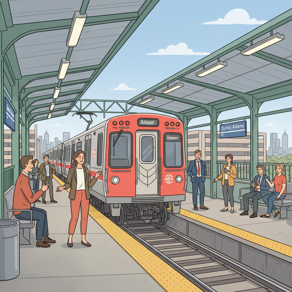Boston Red Line Adapts After Quincy Adams Delay